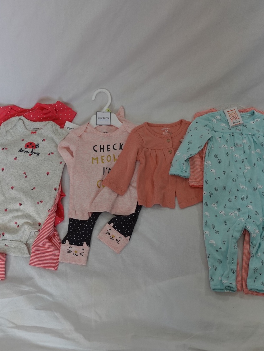 Carter Baby Girls 3-9month bundle NWT